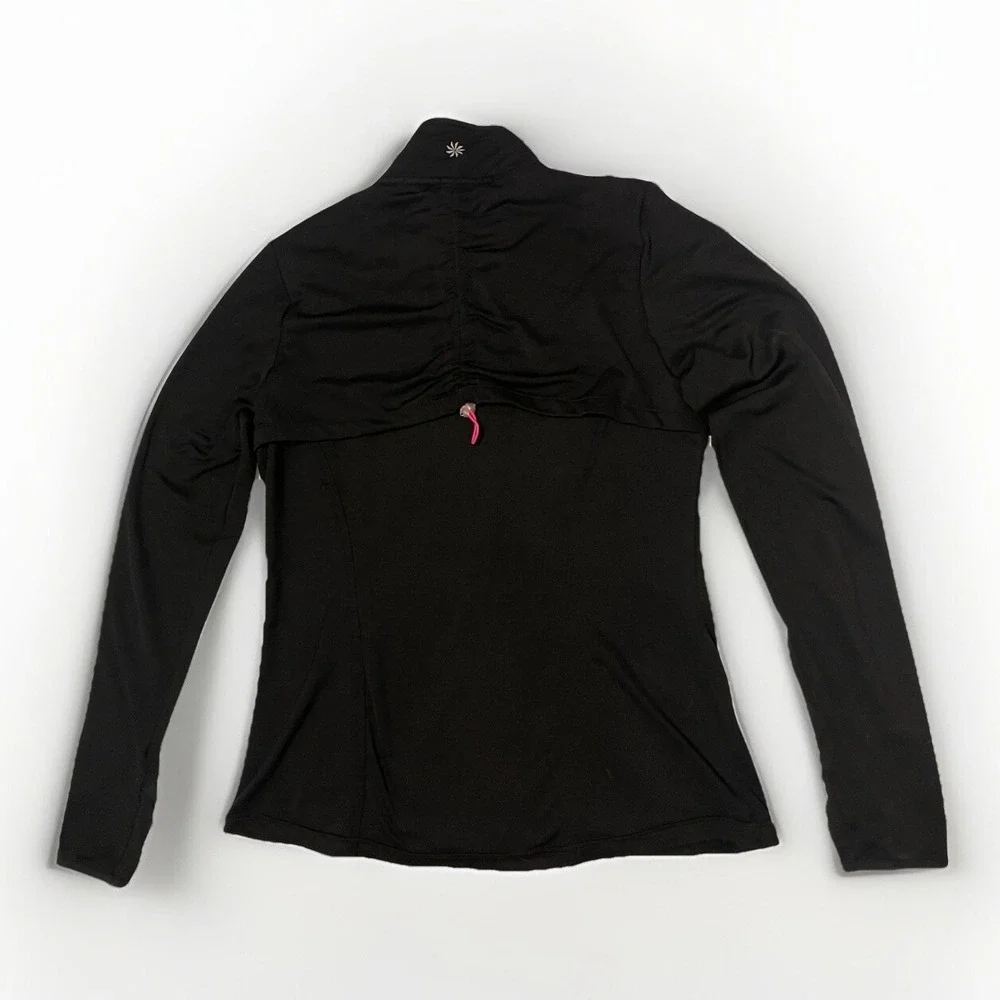 Athleta Woman's Black Love Jacket Full‎ Zip W/ Pockets Small